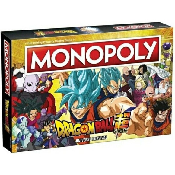 Monopoly Dragon Ball Super Universe Survival Edition Board Game Factory Sealed